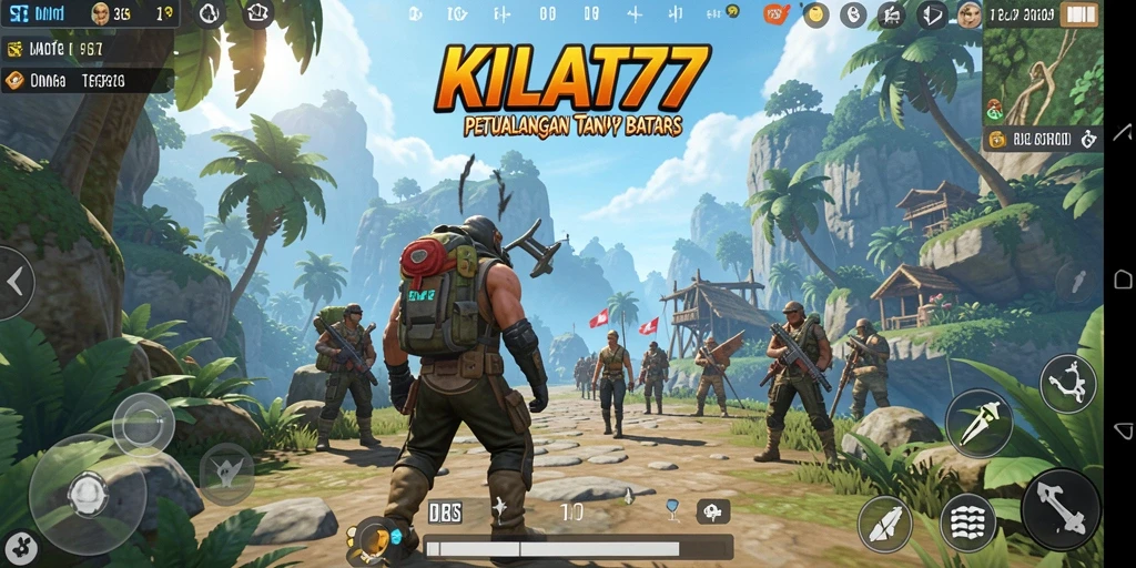 Screenshot gameplay KILAT77 menampilkan dunia Open World yang luas dan indah.