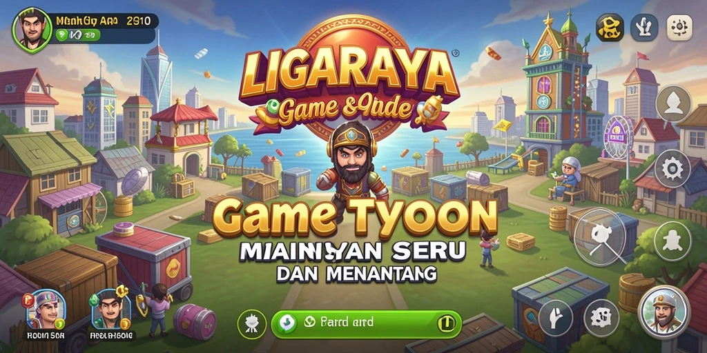 Tampilan gameplay LIGARAYA yang menarik dan interaktif.