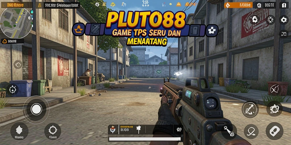 Tampilan gameplay seru dan menantang dari PLUTO88.