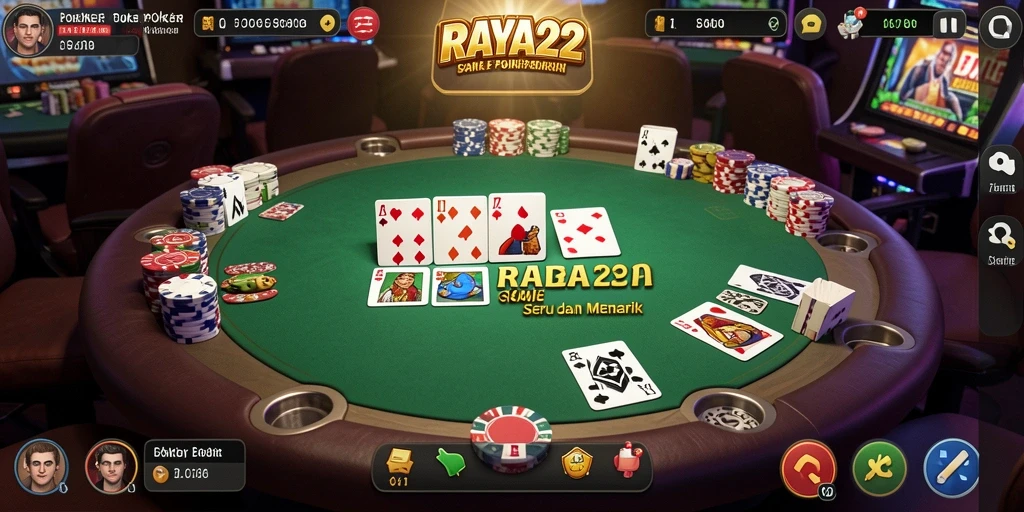 Tampilan gameplay RAYA22 yang mendebarkan dan menarik.